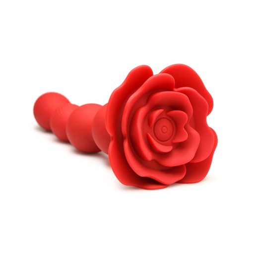 Bloomgasm Rose Twirl 10X Vibrating & Rotating Silicone Anal Beads - Image 5