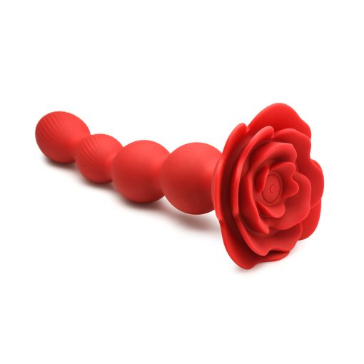 Bloomgasm Rose Twirl 10X Vibrating & Rotating Silicone Anal Beads - Image 8