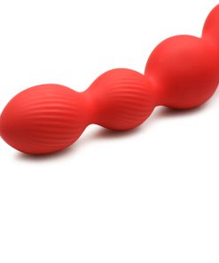 Bloomgasm Rose Twirl 10X Vibrating & Rotating Silicone Anal Beads