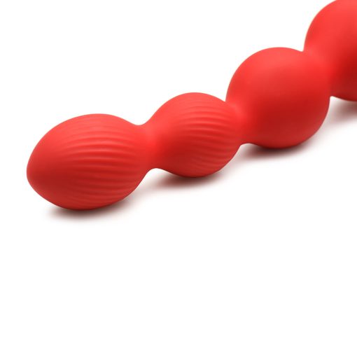 Bloomgasm Rose Twirl 10X Vibrating & Rotating Silicone Anal Beads - Image 9