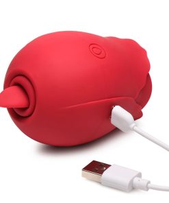 Bloomgasm The Double Tease Rose 10X Sucking & Licking Rose Stimulator