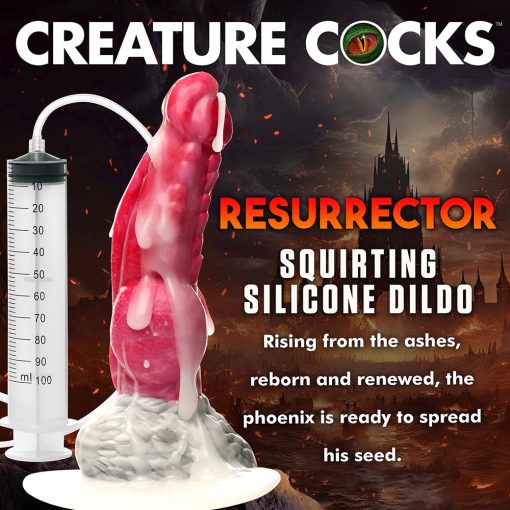 Creature Cocks Resurrector Phoenix Squirting Silicone Dildo - Image 10