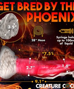 Creature Cocks Resurrector Phoenix Squirting Silicone Dildo