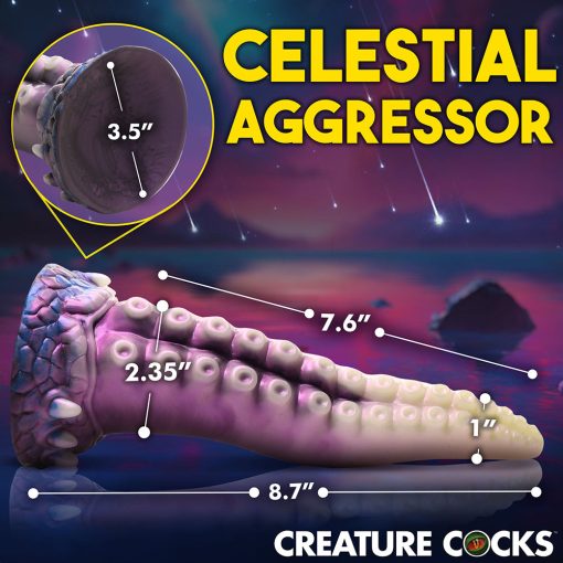 Creature Cocks Astropus Tentacle Silicone Dildo - Image 11