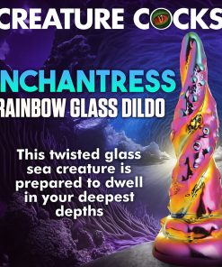 Creature Cocks Enchantress Rainbow Glass Dildo