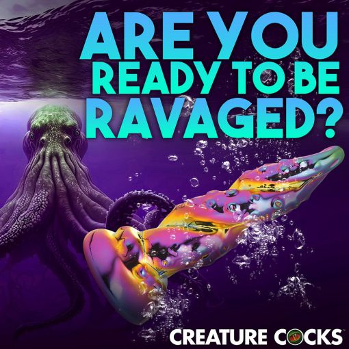 Creature Cocks Enchantress Rainbow Glass Dildo - Image 7