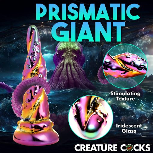 Creature Cocks Enchantress Rainbow Glass Dildo - Image 10