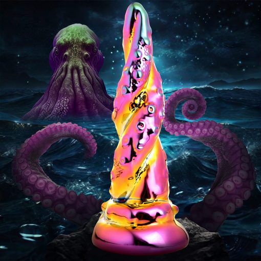 Creature Cocks Enchantress Rainbow Glass Dildo - Image 12