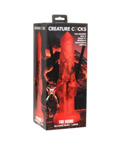 Creature Cocks Fire Hound Silicone Dildo L