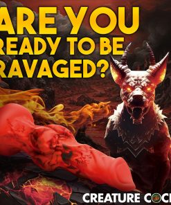 Creature Cocks Fire Hound Silicone Dildo L