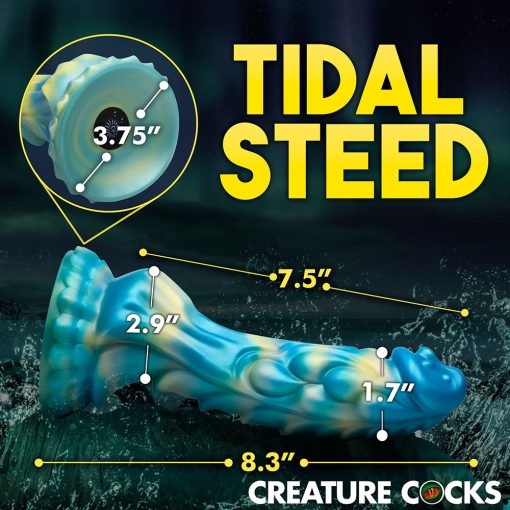 Creature Cocks Sea Stallion Vibrating Silicone Dildo With Remote - Image 11