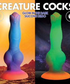 Creature Cocks Space Cock Glow-In-The-Dark Silicone Alien Dildo