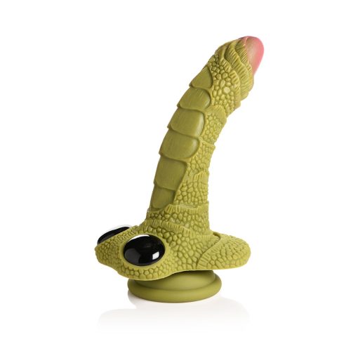 Creature Cocks Swamp Monster Green Scaly Silicone Dildo - Image 2