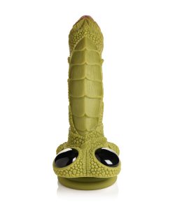 Creature Cocks Swamp Monster Green Scaly Silicone Dildo