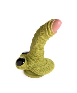 Creature Cocks Swamp Monster Green Scaly Silicone Dildo