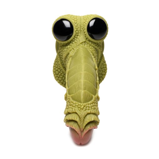 Creature Cocks Swamp Monster Green Scaly Silicone Dildo - Image 5