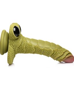 Creature Cocks Swamp Monster Green Scaly Silicone Dildo