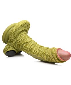Creature Cocks Swamp Monster Green Scaly Silicone Dildo