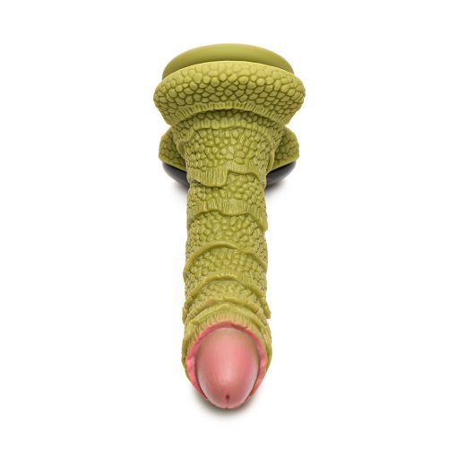 Creature Cocks Swamp Monster Green Scaly Silicone Dildo - Image 10