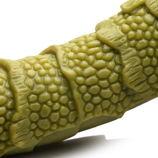 Creature Cocks Swamp Monster Green Scaly Silicone Dildo - Image 11