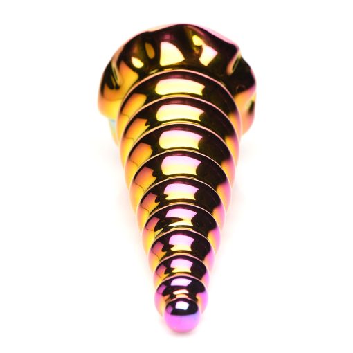 Creature Cocks Twilight Rainbow Glass Dildo - Image 5