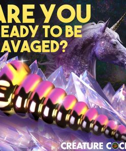 Creature Cocks Twilight Rainbow Glass Dildo