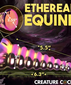 Creature Cocks Twilight Rainbow Glass Dildo