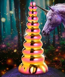 Creature Cocks Twilight Rainbow Glass Dildo