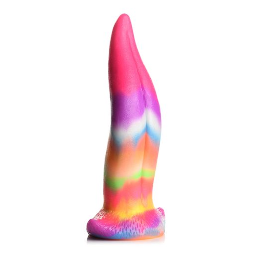 Creature Cocks Unicorn Tongue Glow-In-The-Dark Silicone Dildo - Image 2
