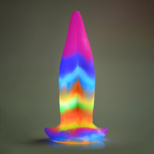 Creature Cocks Unicorn Tongue Glow-In-The-Dark Silicone Dildo - Image 8