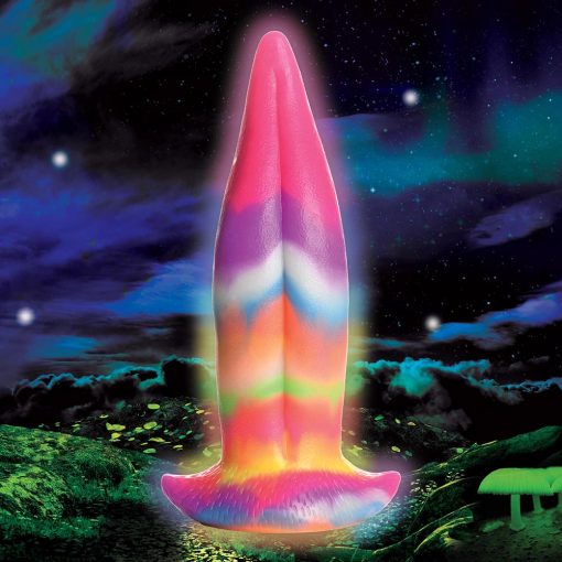 Creature Cocks Unicorn Tongue Glow-In-The-Dark Silicone Dildo - Image 11
