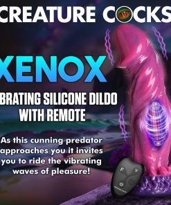 Creature Cocks Xenox Vibrating Silicone Dildo With Remote