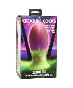 Creature Cocks Xl Xeno Egg Glow-In-The-Dark Silicone Egg