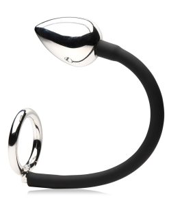 Master Series Tug + Plug Cock & Ball Ring With Anal Plug
