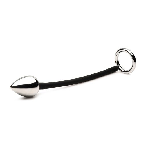 Master Series Tug + Plug Cock & Ball Ring With Anal Plug - Image 5