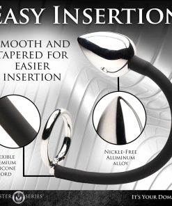 Master Series Tug + Plug Cock & Ball Ring With Anal Plug