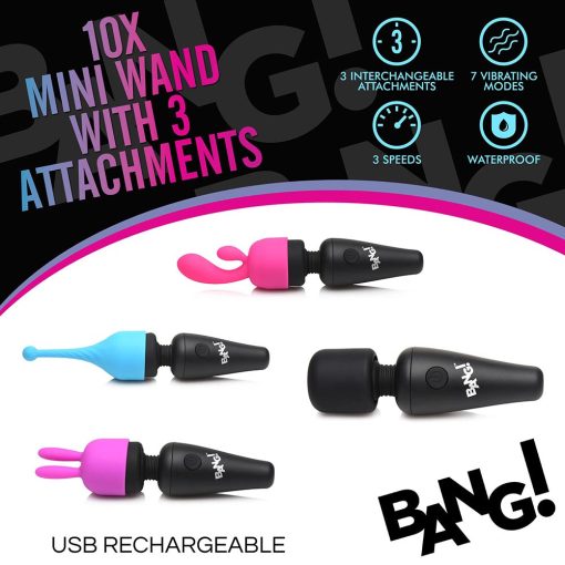 Bang! 10X Mini Wand With 3 Attachments - Image 12