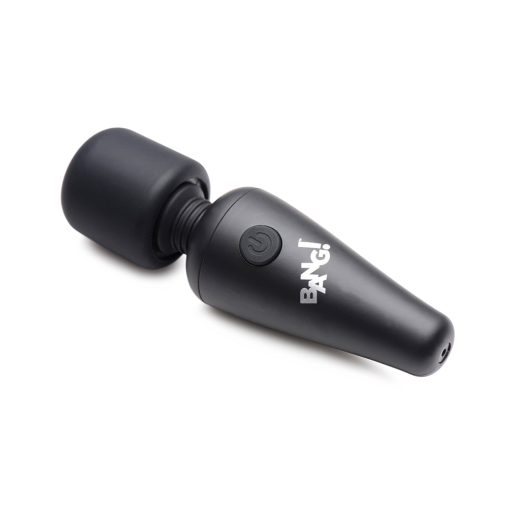 Bang! 10X Vibrating Mini Silicone Wand Black - Image 3