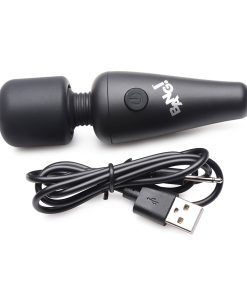 Bang! 10X Vibrating Mini Silicone Wand Black
