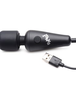 Bang! 10X Vibrating Mini Silicone Wand Black