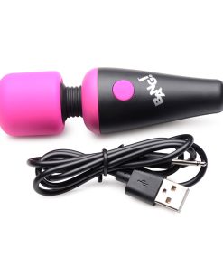 Bang! 10X Vibrating Mini Silicone Wand Pink