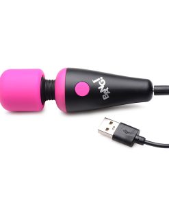 Bang! 10X Vibrating Mini Silicone Wand Pink