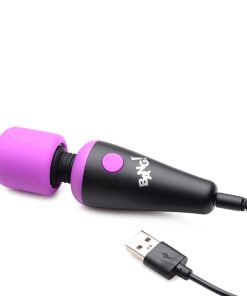 Bang! 10X Vibrating Mini Silicone Wand Purple