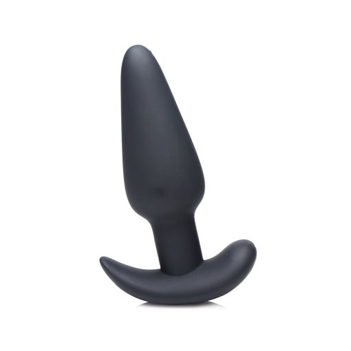 Bang! 21X Vibrating Silicone Butt Plug With Remote Control Black - Image 5