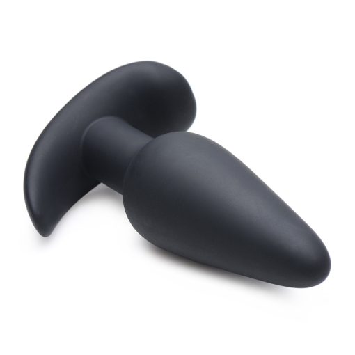 Bang! 21X Vibrating Silicone Butt Plug With Remote Control Black - Image 6