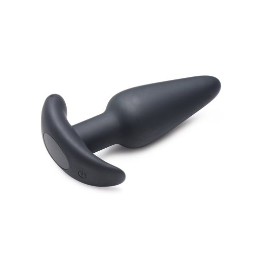 Bang! 21X Vibrating Silicone Butt Plug With Remote Control Black - Image 7