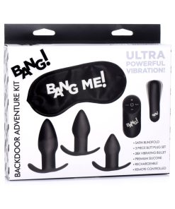 Bang! Backdoor Adventure 3-Piece Butt Plug Set