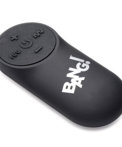 Bang! Purple Couples Vibrating Ring Kit with Bullet, Finger Vibe & Blindfold