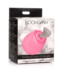 Bloomgasm 10X Wild Rose Silicone Suction Clit Stimulator Pink
