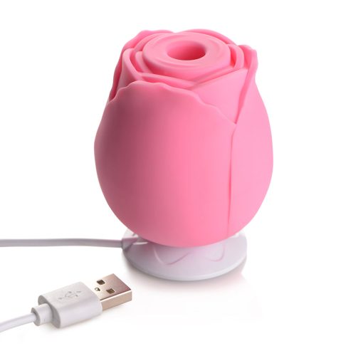Bloomgasm 10X Wild Rose Silicone Suction Clit Stimulator Pink - Image 8
